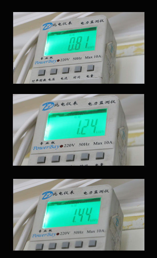 第一組用電量讀數